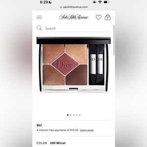 Dior 5 coleur eyeshadow palette